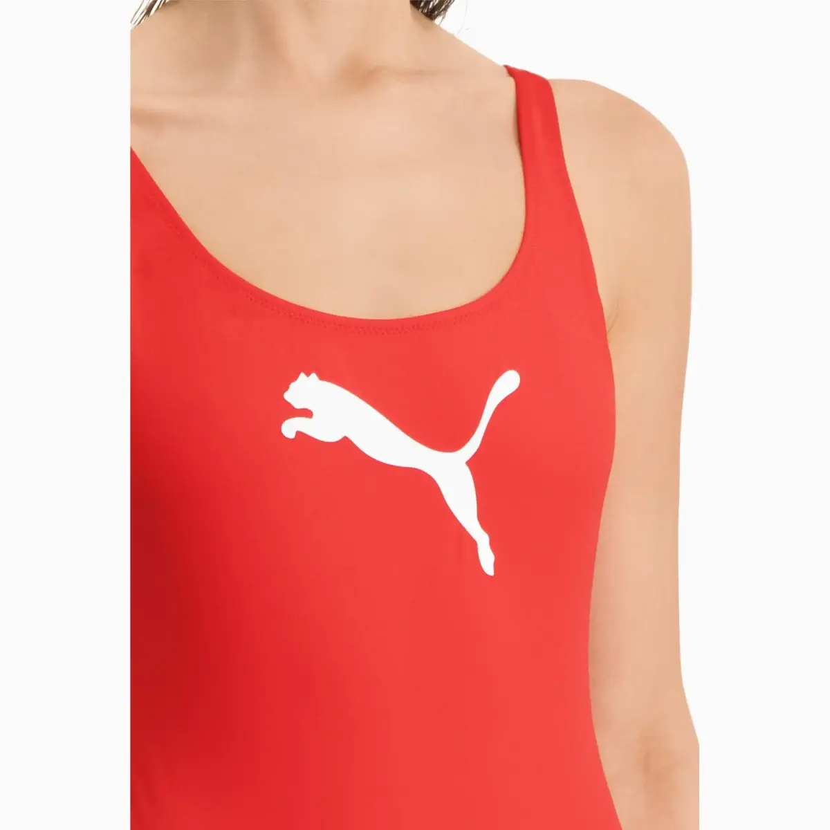 Puma Swimsuıt Kırmızı Kadın Mayo