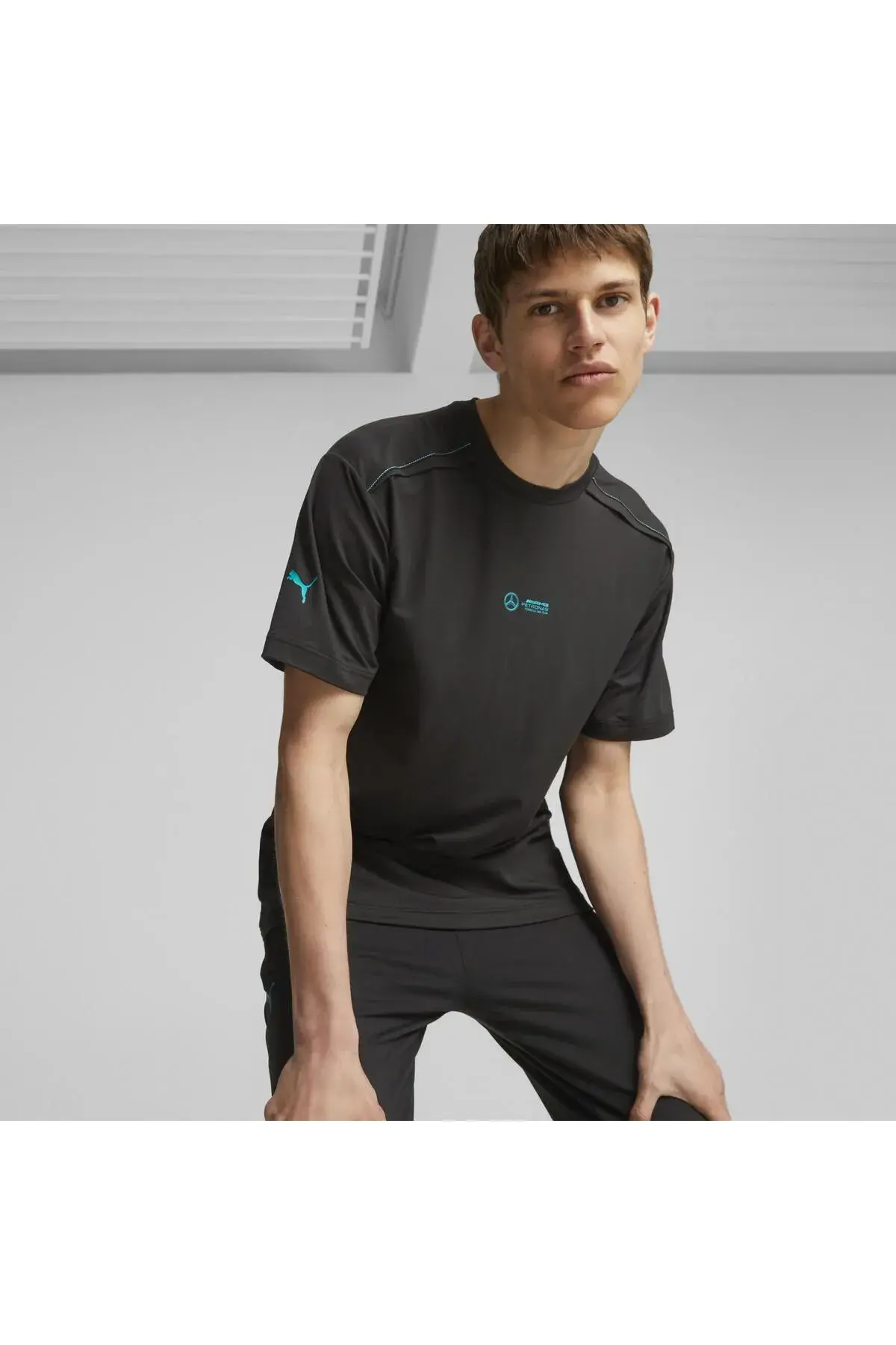 Puma MAPF1 Cloudspun Tee Siyah Erkek T-Shirt
