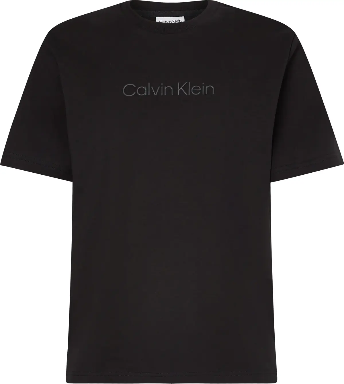 Calvin Klein MODERN FRONT LOGO T- Erkek Siyah T-Shirt