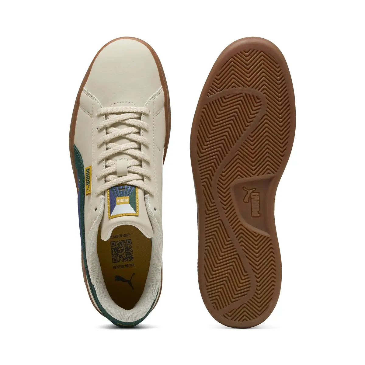 Puma Puma Smash 3.0 Greenside Bej Unisex Günlük Spor Ayakkabı