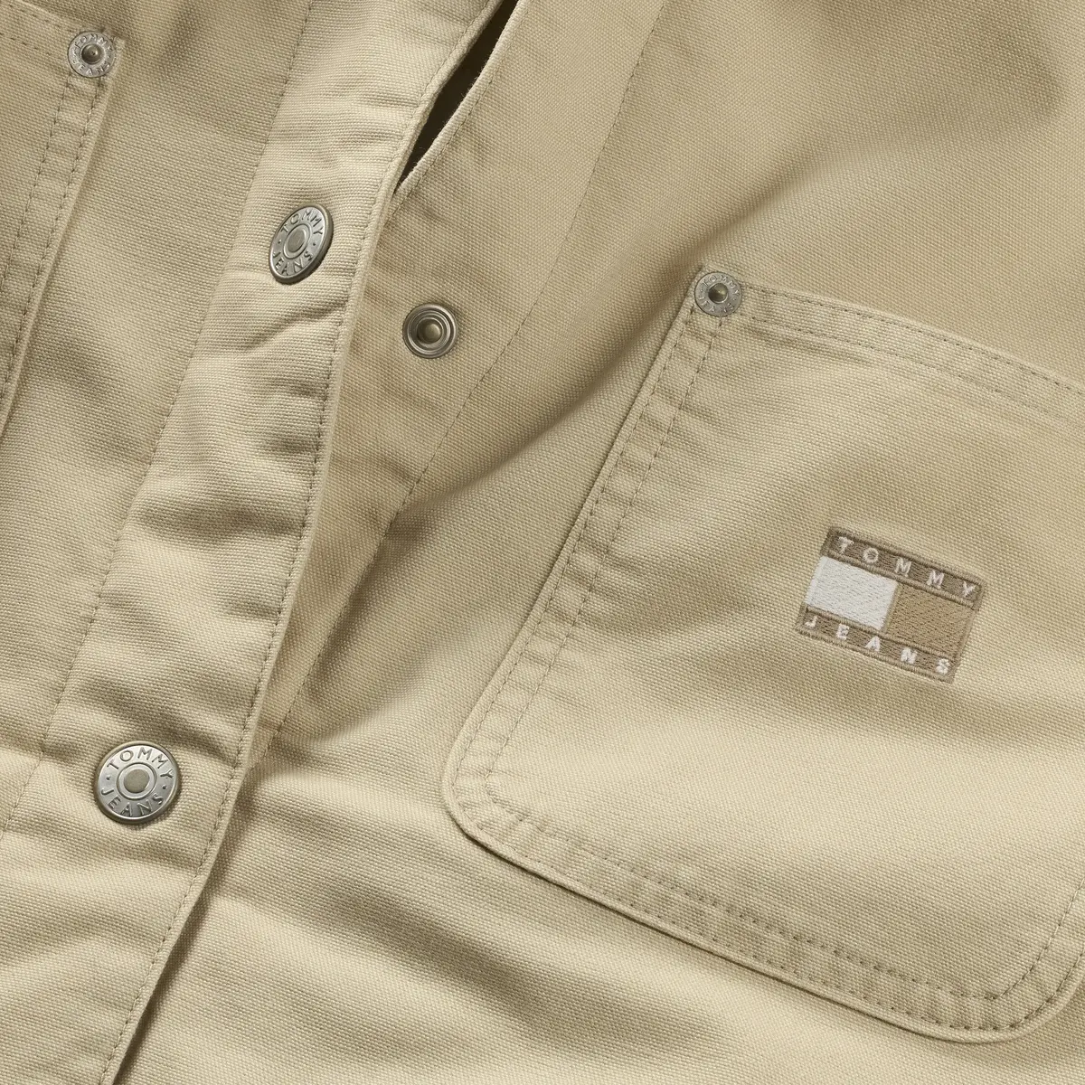 Tommy Hilfiger TJW CHORE JACKET EXT, RBV Bej Kadın Ceket