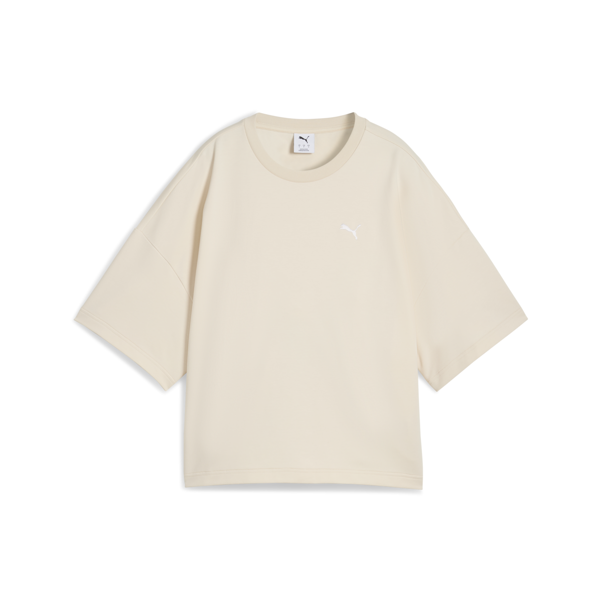 Puma WARDROBE ESS Relaxed Tee Bej Kadın T-Shirt