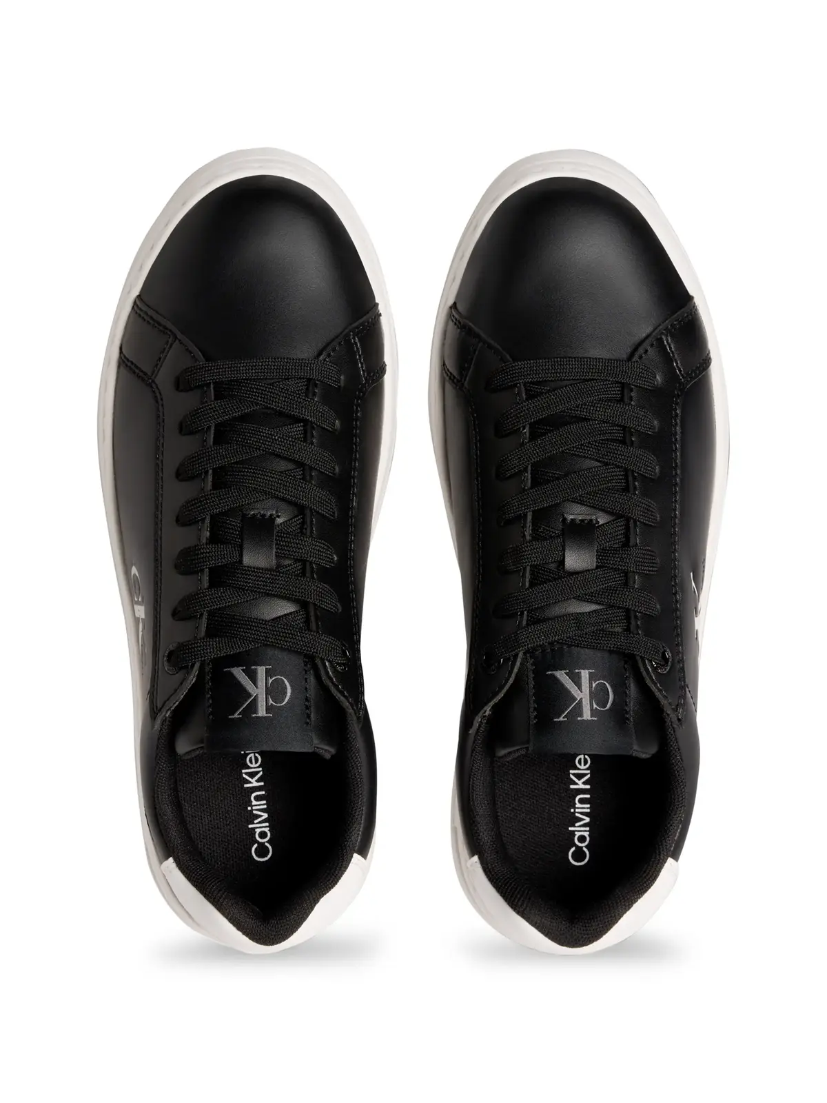 Calvin Klein BOLD FLATF LOW LACE, 0GM Siyah Kadın Spor Ayakkabı & Sneaker
