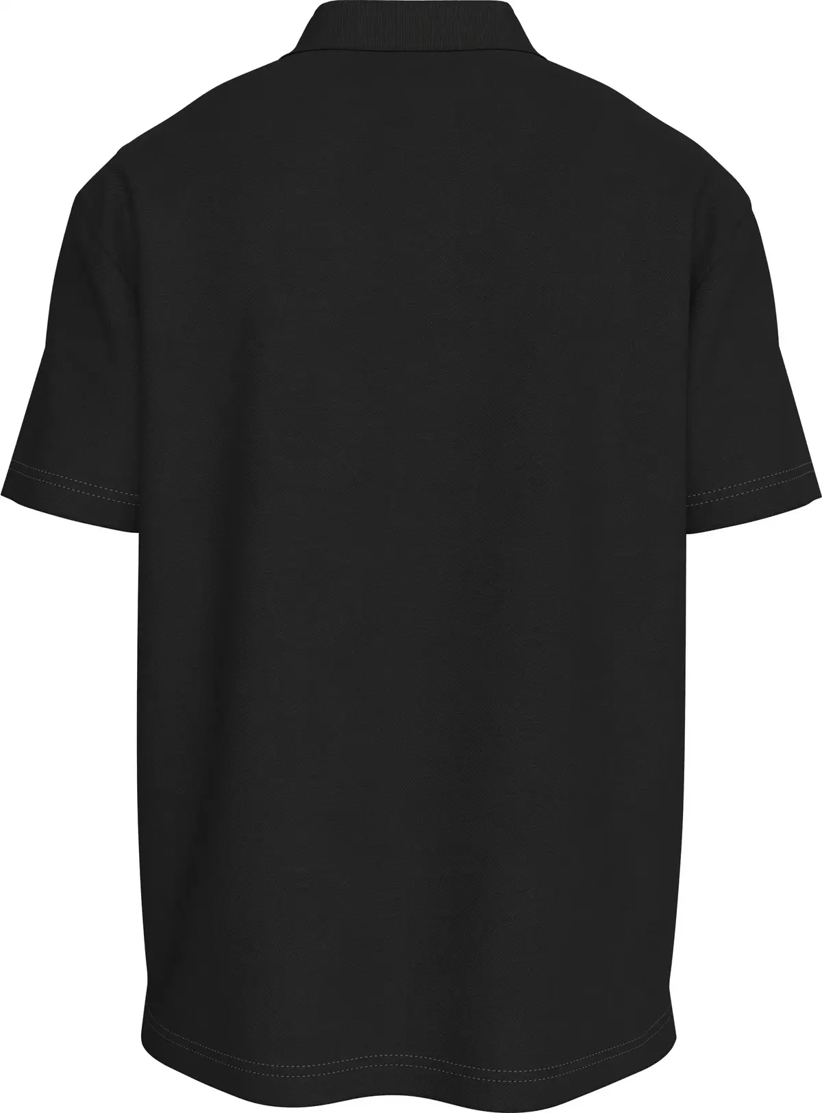 Calvin Klein WOVEN LABEL POLO, BEH Siyah Erkek T-Shirt & Polo