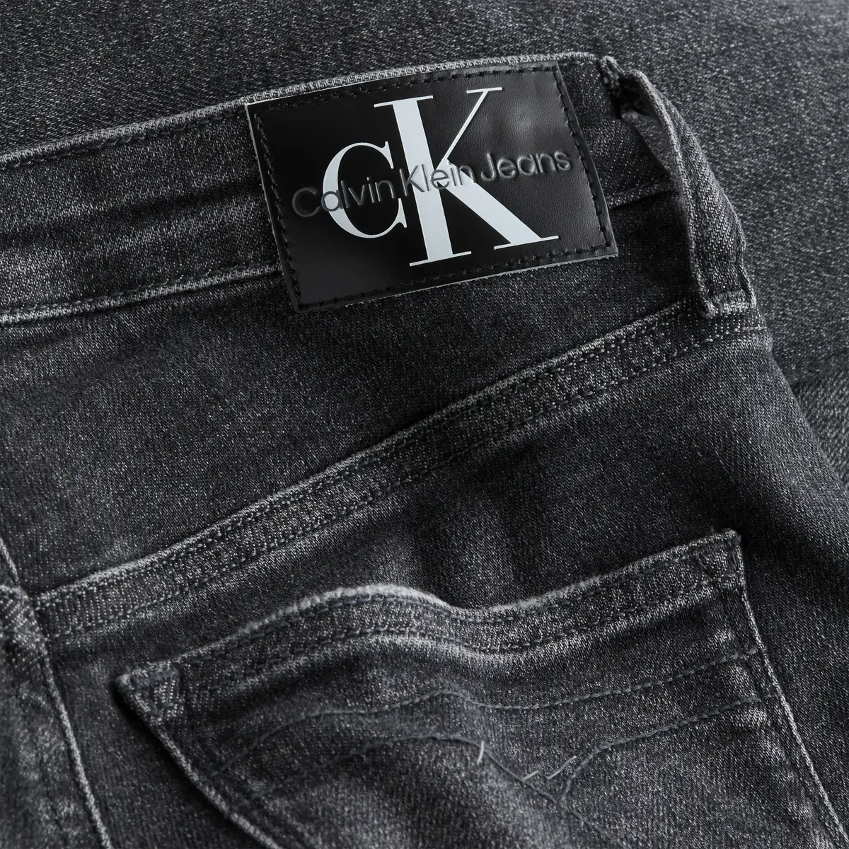 Calvin Klein HIGH RISE SKINNY Kadın Antrasit Kot Pantolon