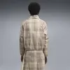 Puma T7 Tartan Woven Jacket Krem Kadın Ceket
