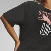 Puma WOMENS GRAPHIC BOXY CROP TEE Siyah Kadın Tank / Kolsuz Üst