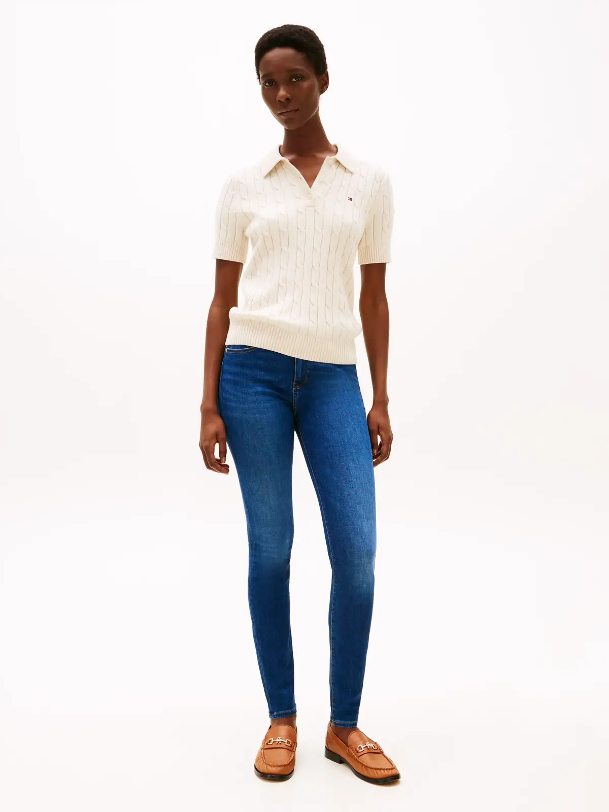 Tommy Hilfiger COMO MID RISE SKINNY Kadın Lacivert Kot Pantolon