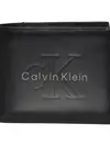 Calvin Klein BOLD BILLFOLD W/ COI Siyah Erkek Deri Cüzdan