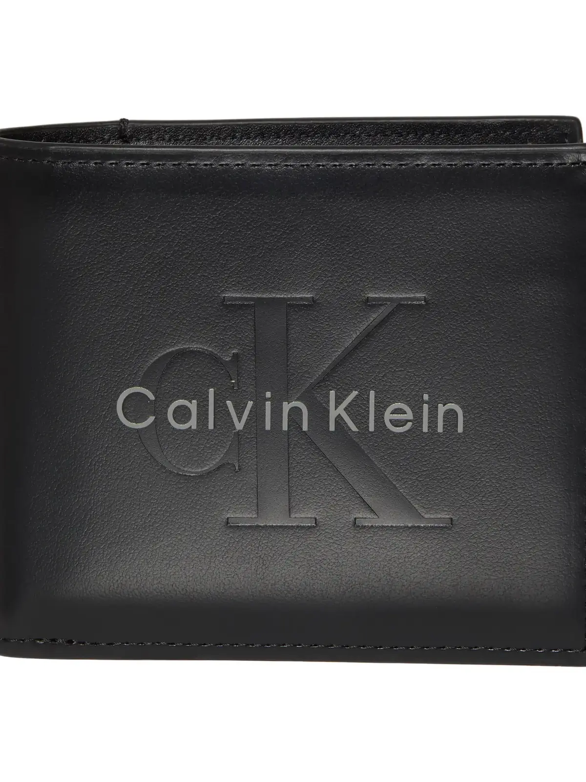 Calvin Klein BOLD BILLFOLD W/ COI Siyah Erkek Deri Cüzdan