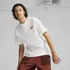 Puma DOWNTOWN Relaxed Graphic Tee Beyaz Erkek T-Shirt