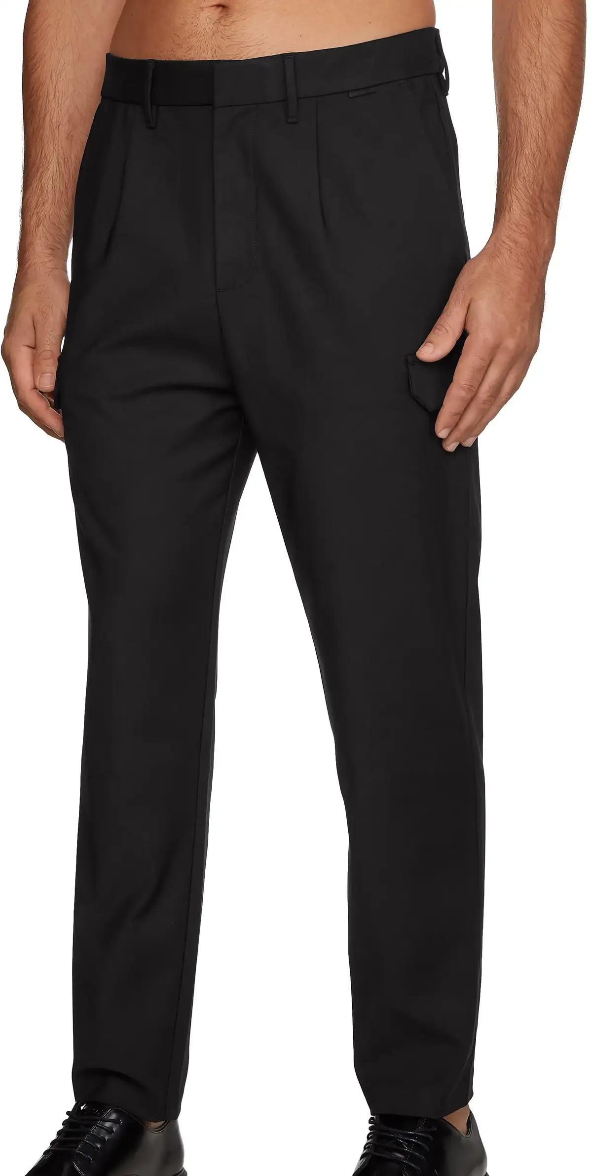 Calvin Klein TECH STRETCH MINIMAL Erkek Siyah Kargo Pantolonu