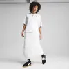 Puma WARDROBE ESS Oversized Tee Beyaz Kadın T-Shirt & Polo