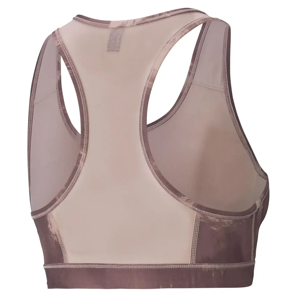 Puma Mid 4Keeps Graphic Bra Pm Kahverengi Kadın Spor Sütyeni/Bra