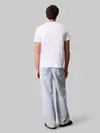 Calvin Klein SS 30S EU CK BH WORD STACK GRAPH Beyaz Erkek Tişört