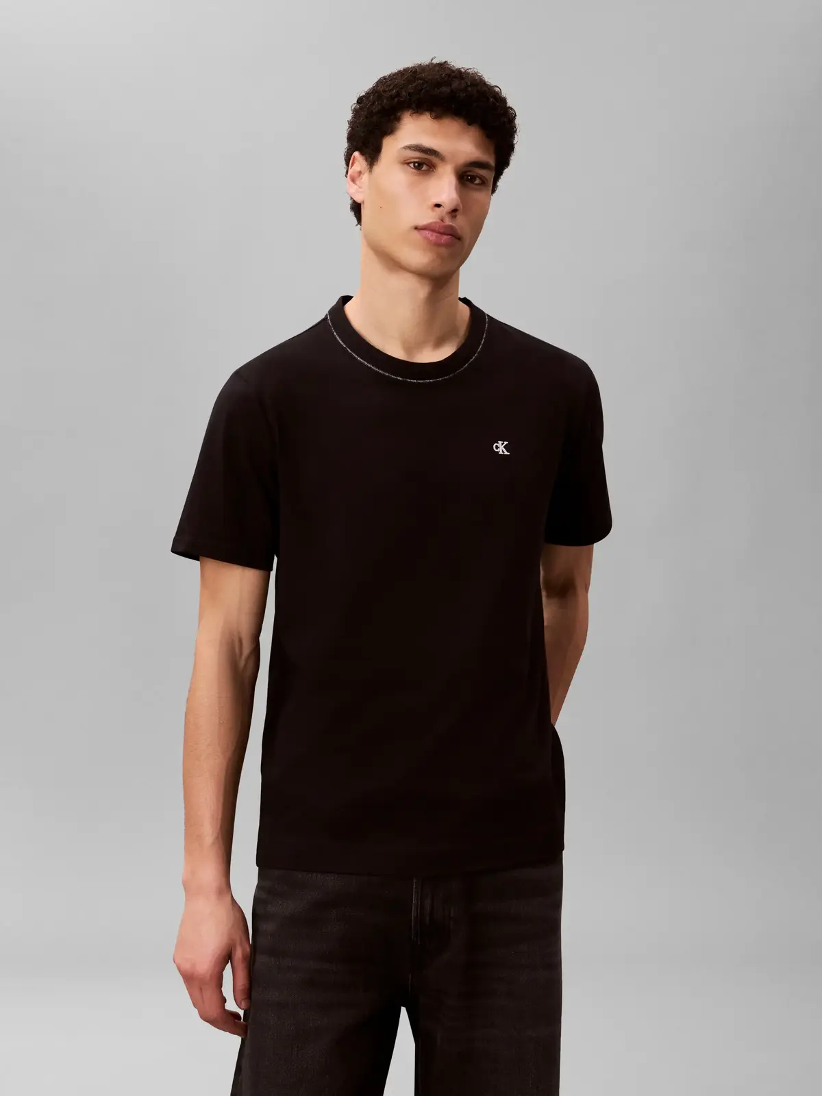 SS CONTRAST COLLAR S, UB1, M