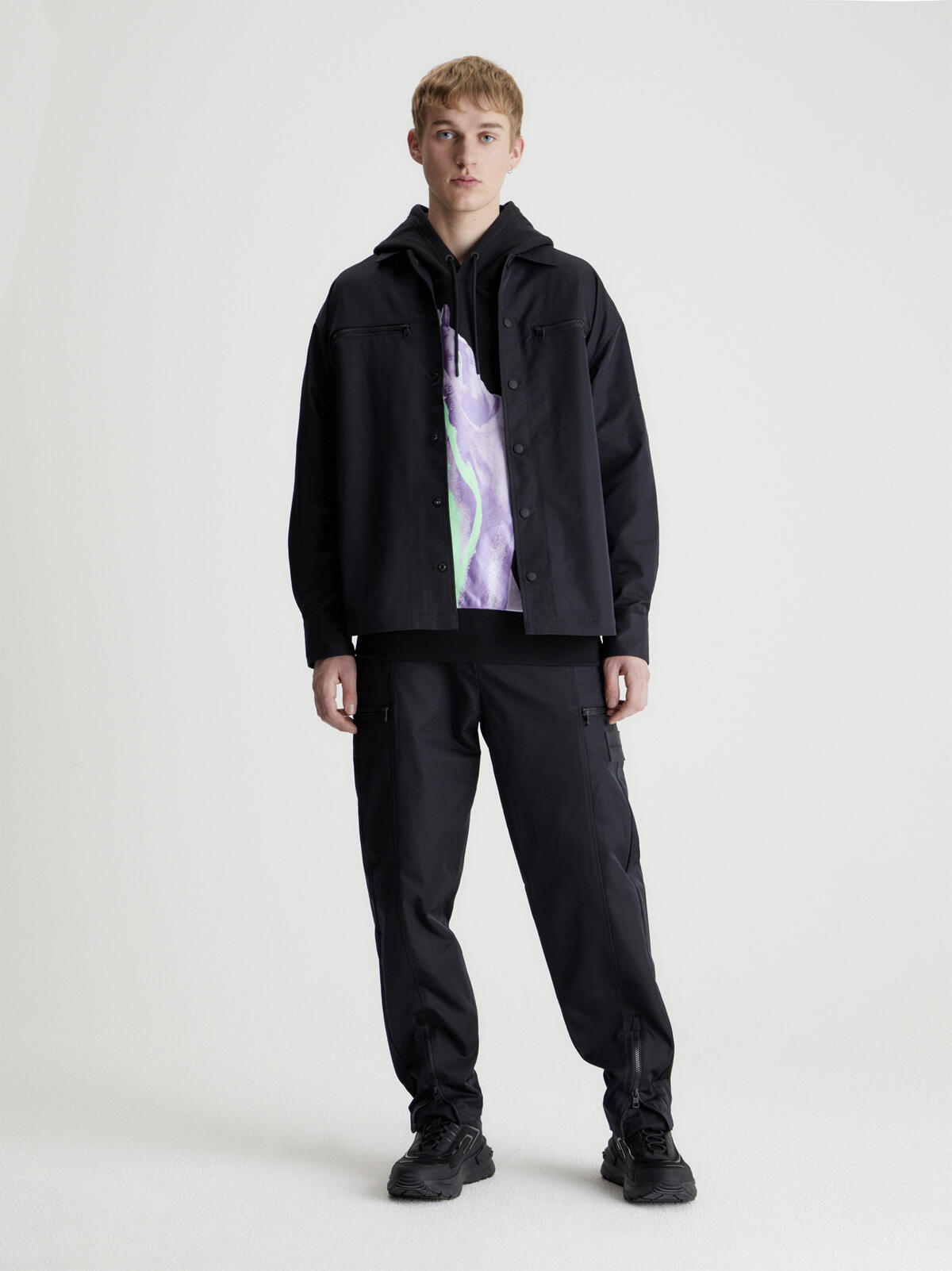 Calvin Klein ZIP CARGO PANT Erkek Siyah Kargo Pantolonu