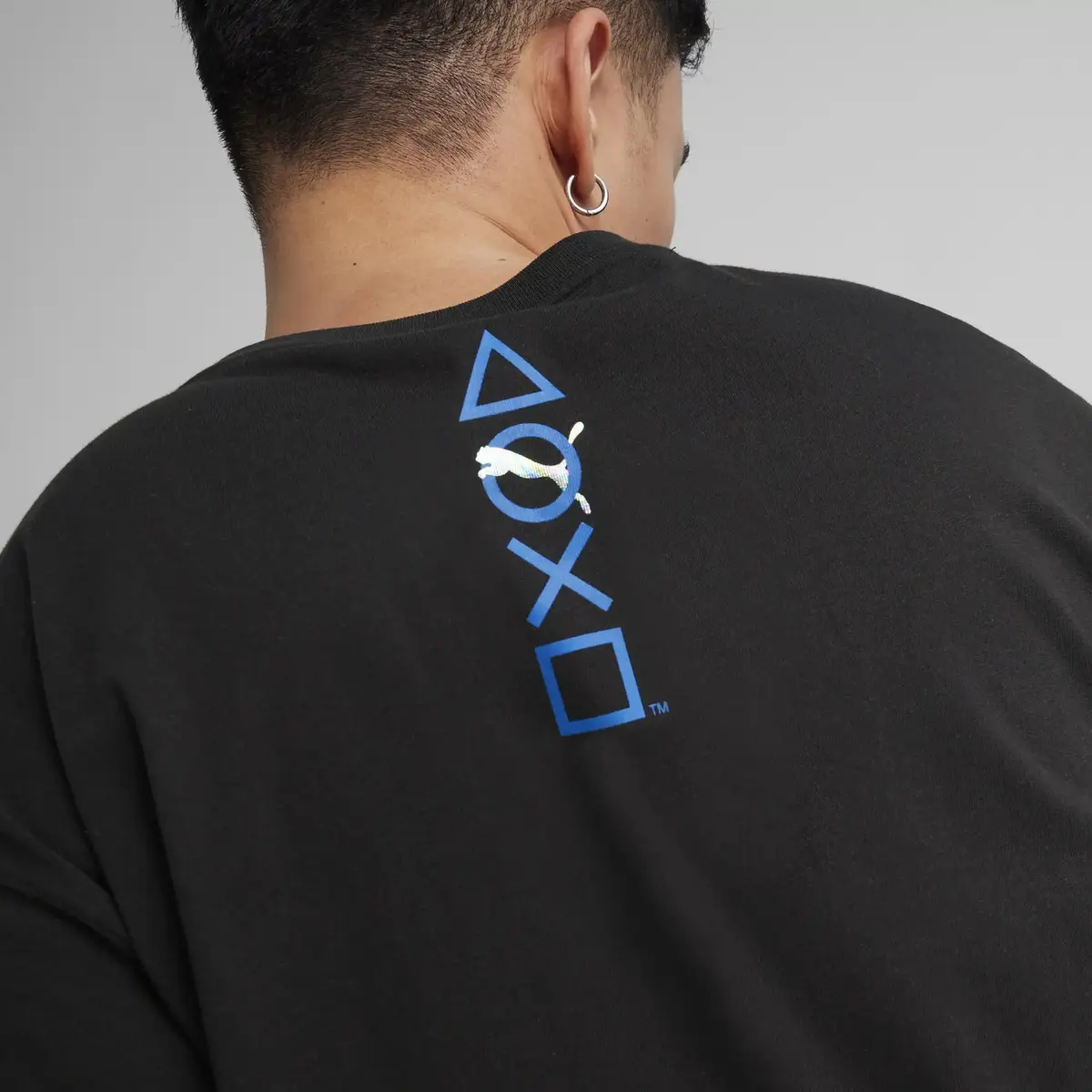 PUMA X PLAYSTATION Tee Siyah Erkek T-Shirt