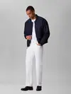 Calvin Klein STNDRD STRGHT CHALK, ASN Beyaz Erkek Kot Pantolon