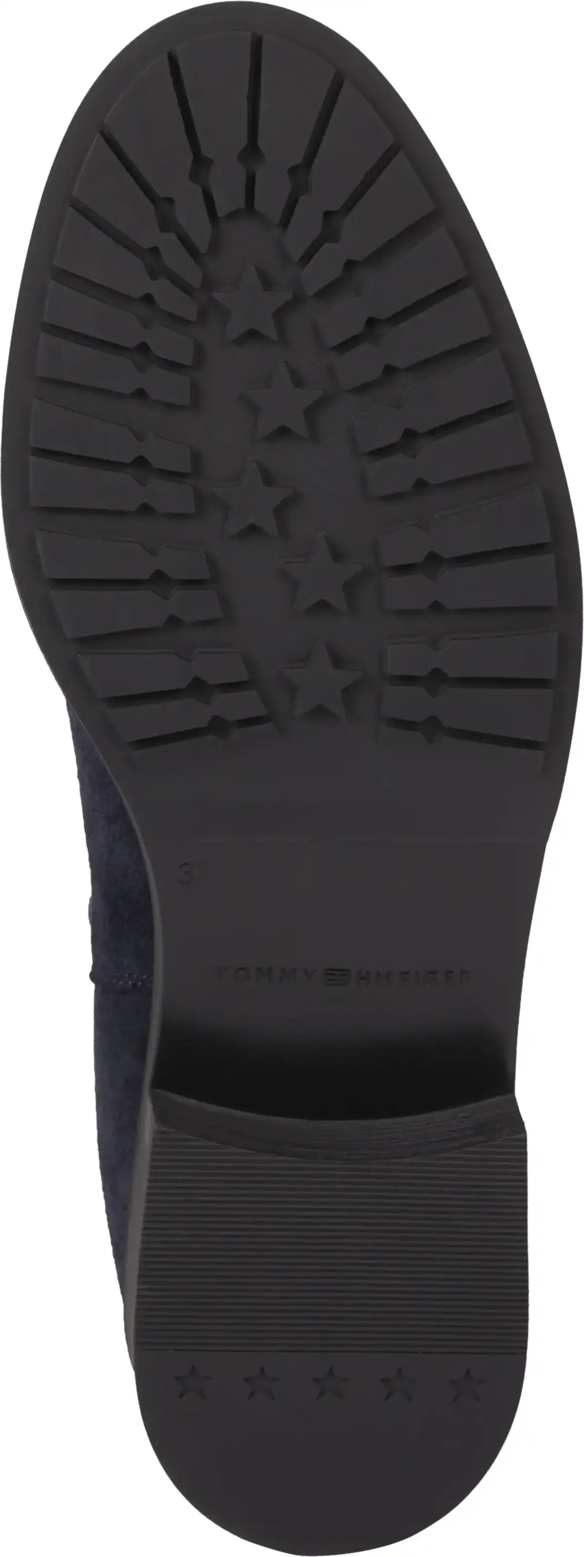 Tommy Hilfiger TH SUEDE FLAT BOOT Kadın Siyah Bot