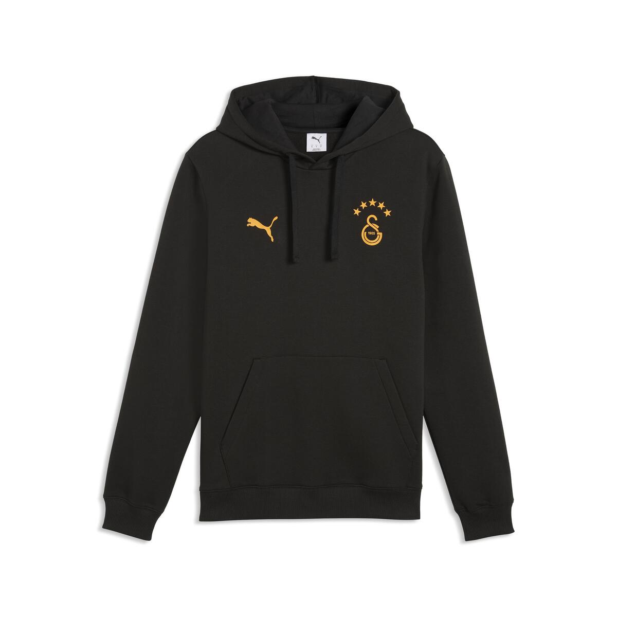 Puma GSK FtblESS Hoodie FL GALATASARAY FtblESSENTIALS Erkek Kapüşonlu SWEATSHIRT
