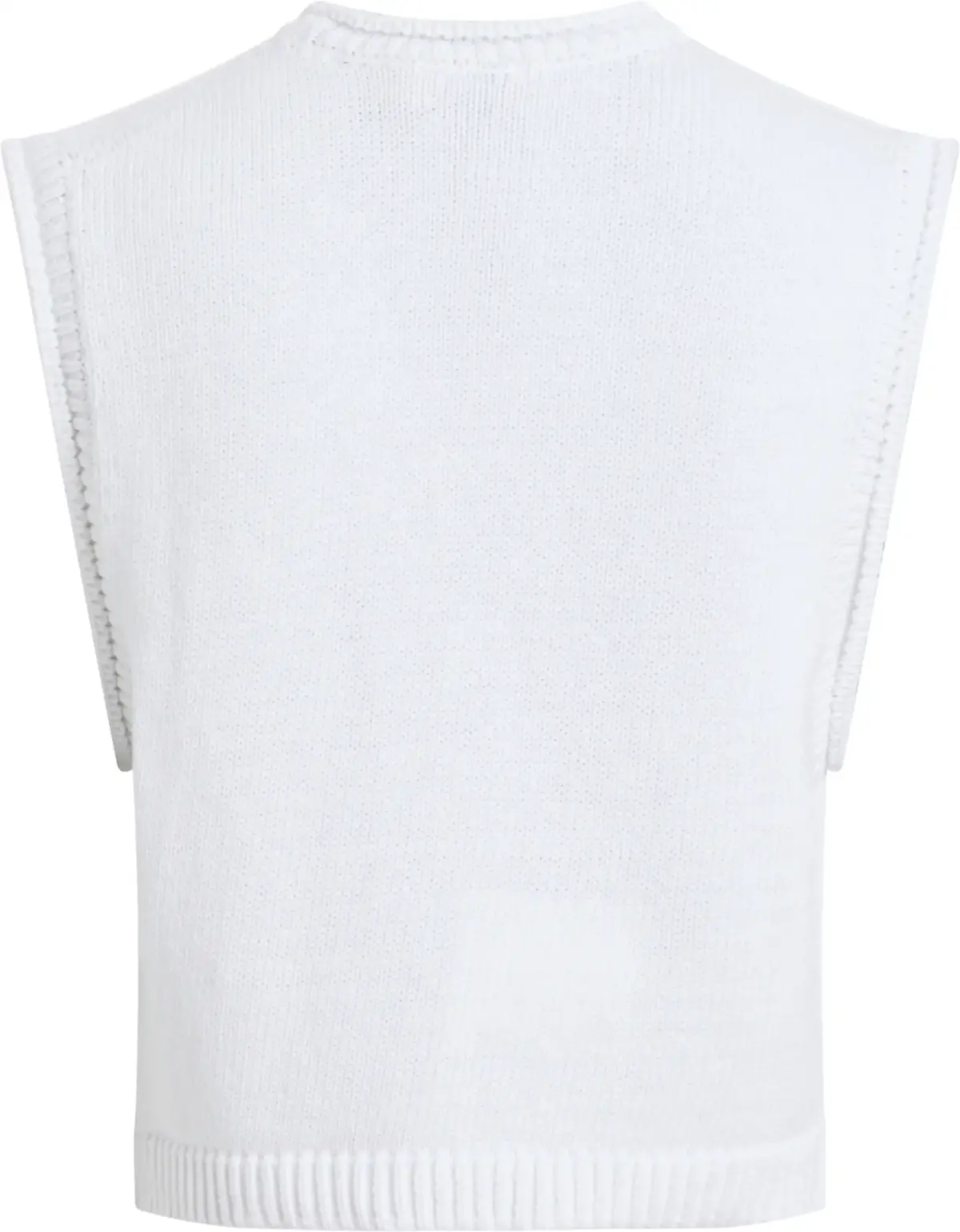 Calvin Klein LINEN BLEND LOOSE SW Kadın Beyaz Kazak