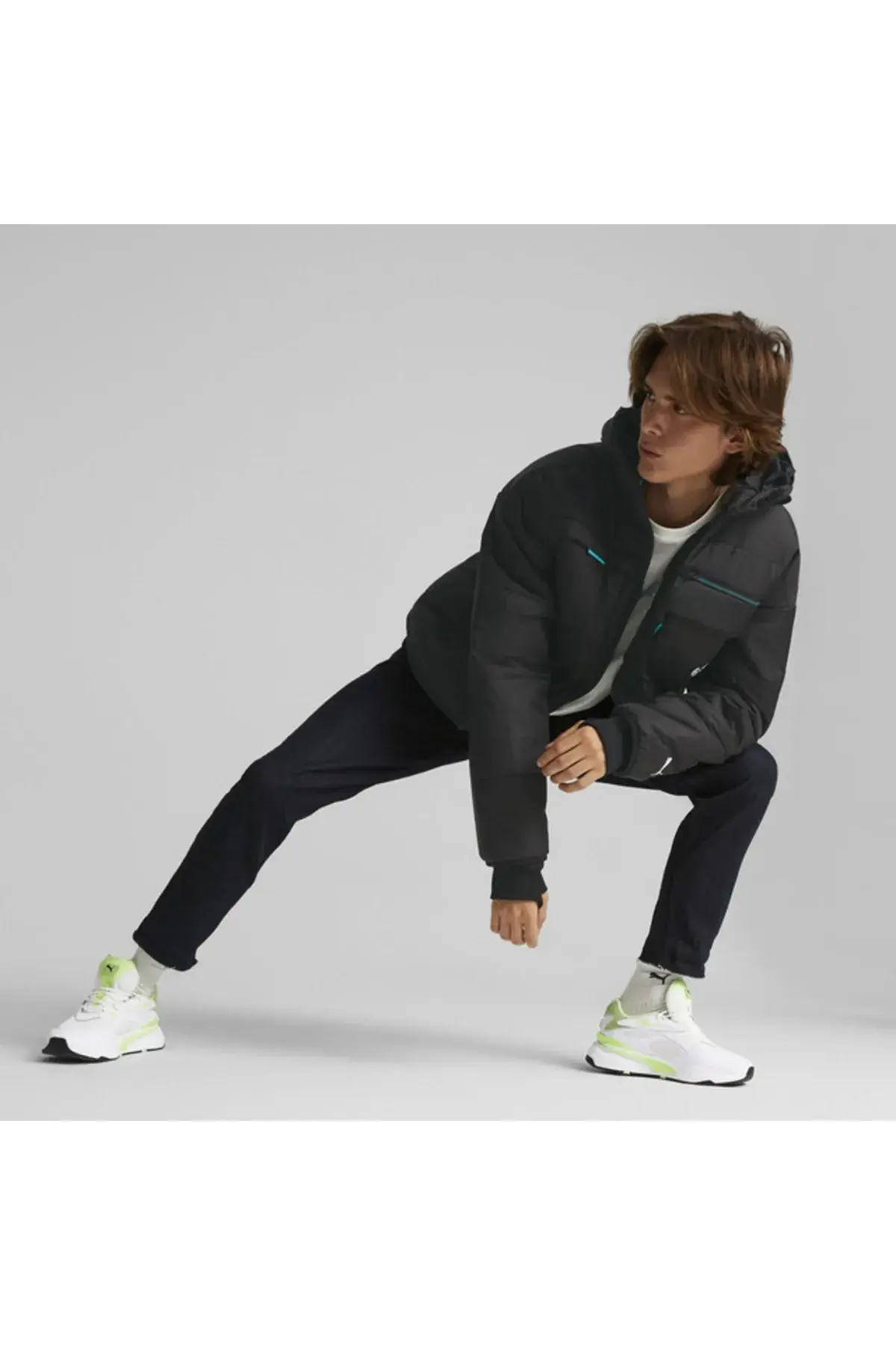 Puma Mapf1 Rct Padded Jacket Siyah Erkek Fermuarlı Spor Ceket