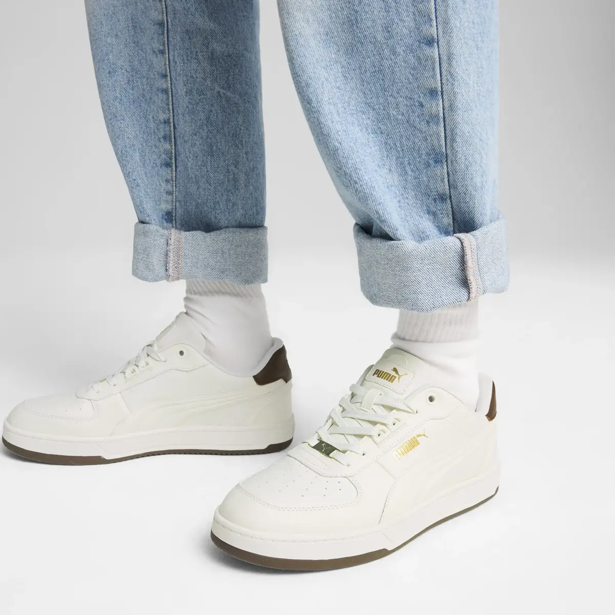 Puma Caven 2.0 Lux Beyaz Erkek Günlük Spor Ayakkabı