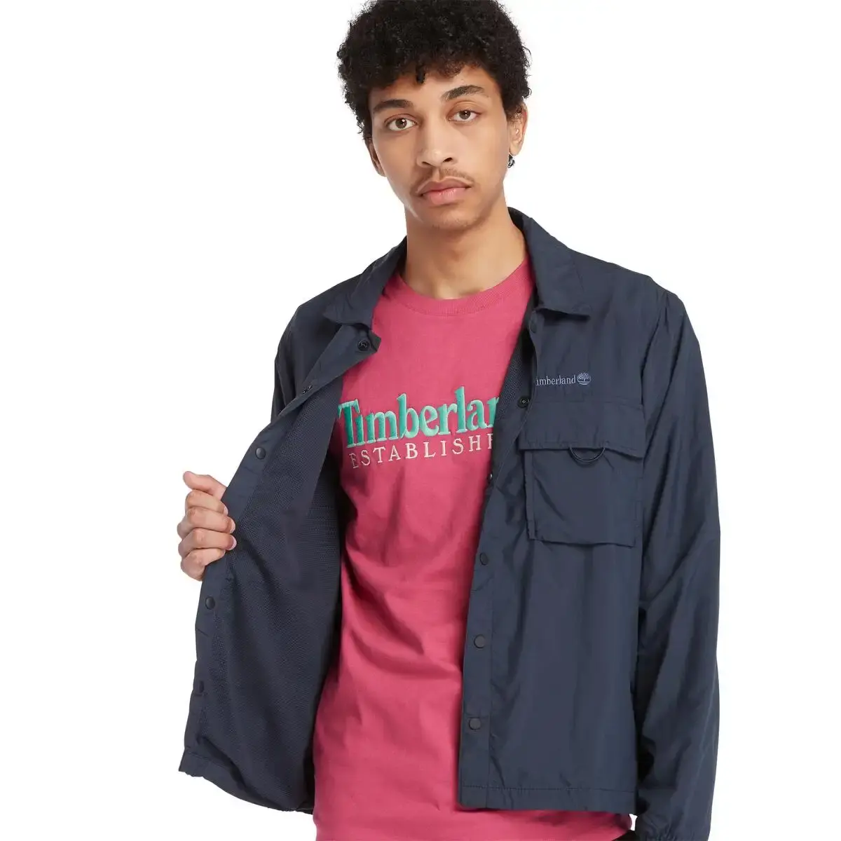 Timberland DWR LW SHIRT JACKET Lacivert Erkek Ceket