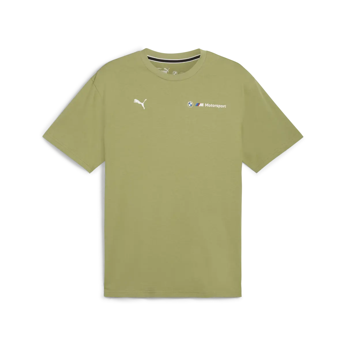 Puma BMW MMS NEW ESS LOGO TEE Yeşil Erkek T-Shirt & Polo