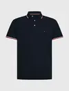 Tommy Hilfiger CORE TOMMY TIPPED SL Erkek Lacivert Polo T-Shirt