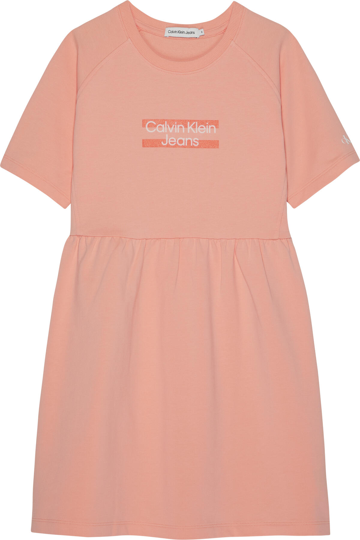 Calvin Klein HERO LOGO SS T-SHIRT Kadın Turuncu Elbise