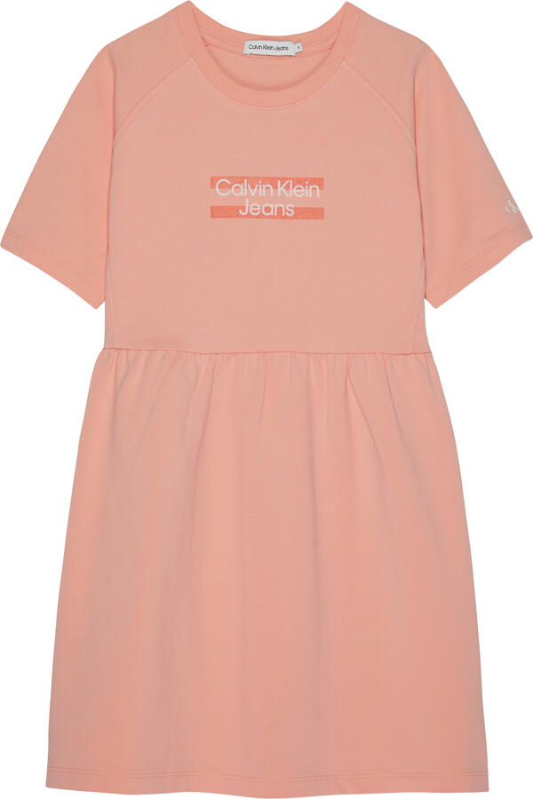 Calvin Klein HERO LOGO SS T-SHIRT Kadın Turuncu Elbise