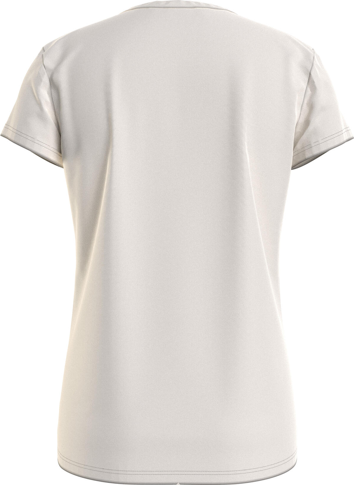 Calvin Klein MICRO MONOGRAM TOP Kadın Krem T-Shirt