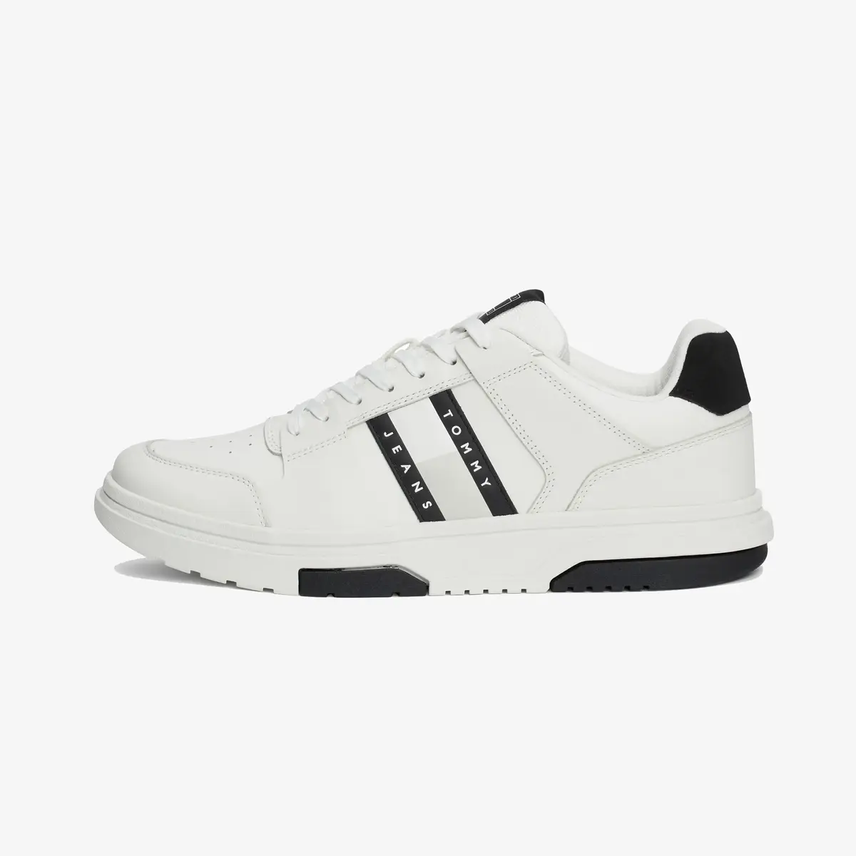 Tommy Hilfiger THE BROOKLYN LEATHER, Erkek Beyaz Spor Ayakkabı