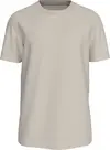 Calvin Klein LOGO TAPE TEE, PDH Krem Erkek T-Shirt & Polo