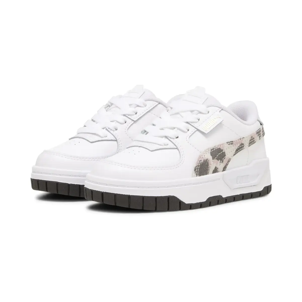 Puma Cali Dream Animal Print PS Beyaz Çocuk Günlük Spor Ayakkabı