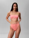 Calvin Klein HIGH LEG BIKINI Pembe Yüksek Bel Bikini Alt