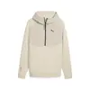 PUMATECH Half-Zip Hoodie Bej Erkek Hoodie