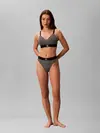 Calvin Klein LIGHTLY LINED BRALET Siyah Hafif Astarlı CK Logolu Bralet