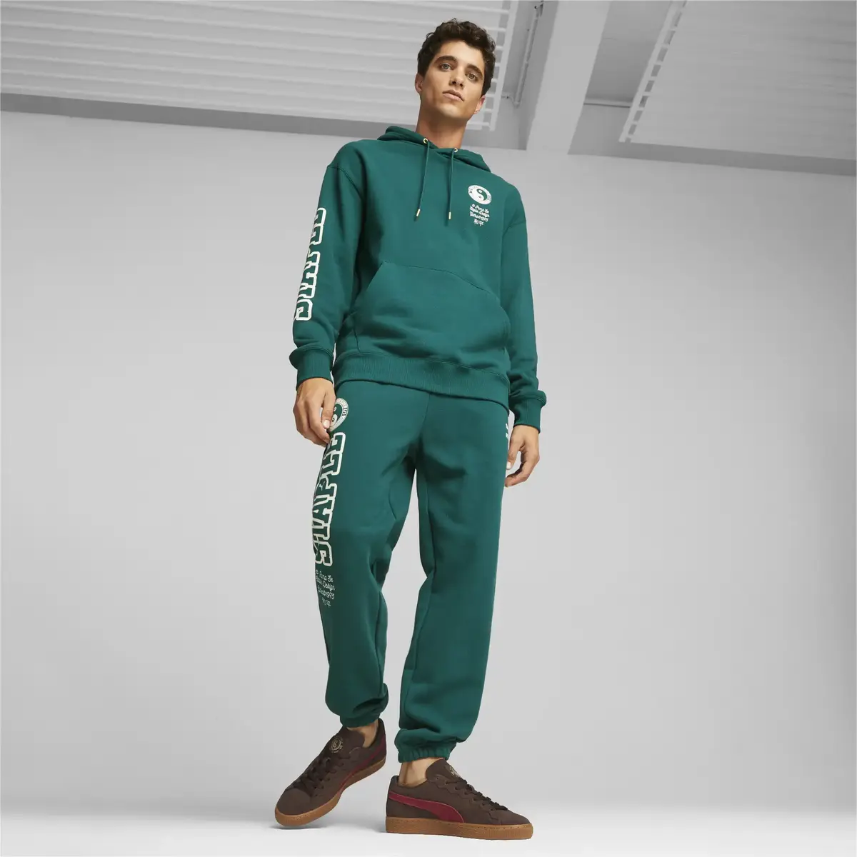 PUMA X STAPLE Hoodie Yeşil Erkek Hoodie