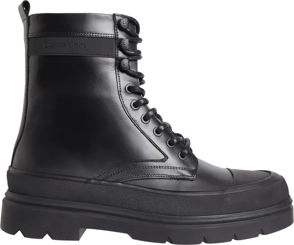 Calvin Klein LACE UP BOOT HIGH Erkek Siyah Bot
