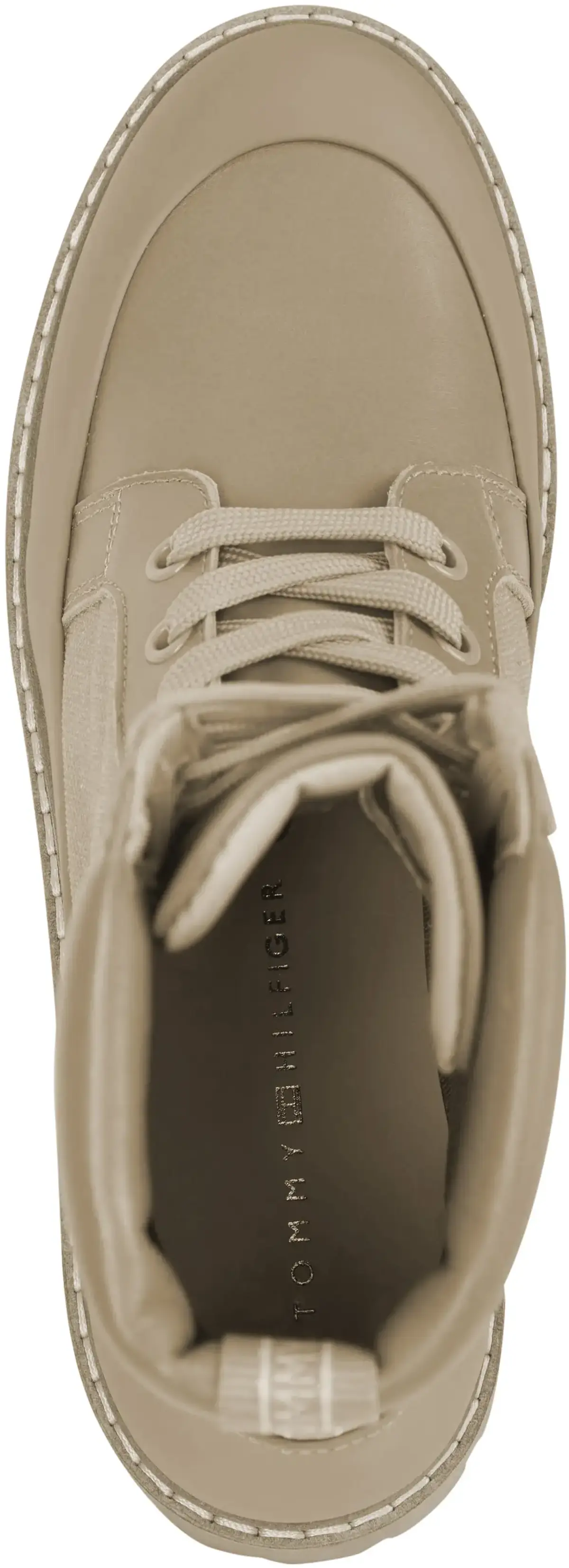 Tommy Hilfiger TH CASUAL LACE UP BO Kadın Bej Bot