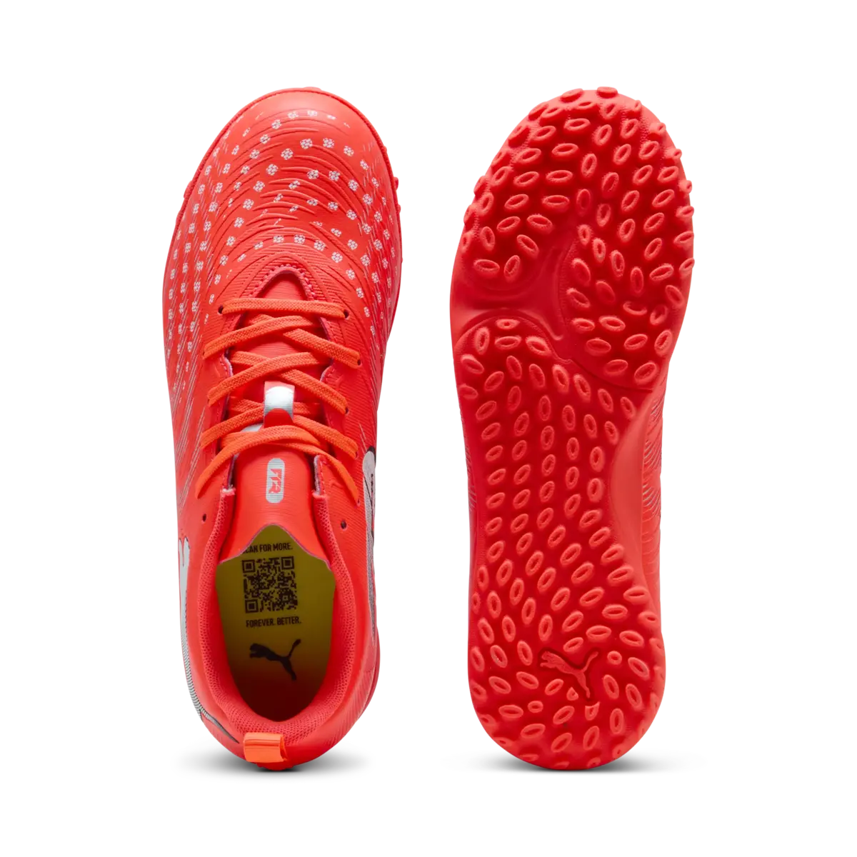 PUMA FUTURE 9 PLAY TT Jr Kırmızı Erkek Çocuk Halı Saha Ayakkabısı