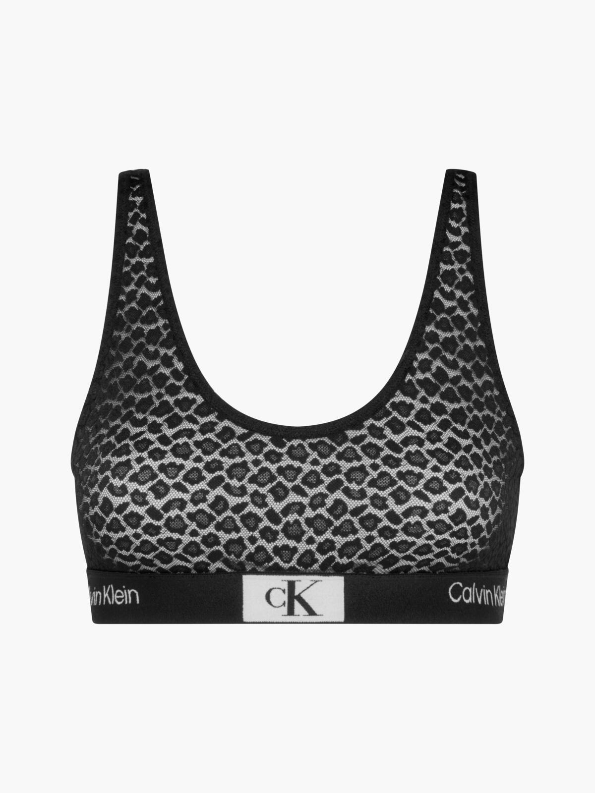 Calvin Klein UNLINED BRALETTE Kadın Siyah Bralet