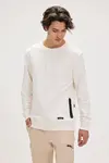 BAD BEAR MARLOW CREWNECK Erkek Beyaz Sweatshirt