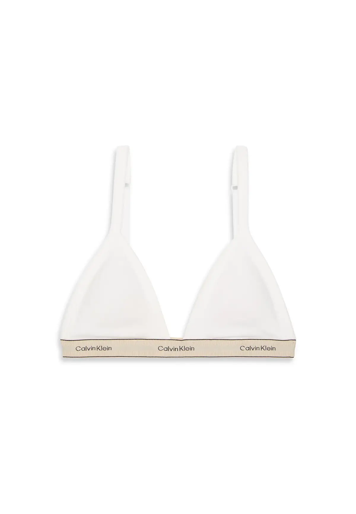 Calvin Klein UNLINED TRIANGLE Beyaz Astarsız Üçgen Sütyen