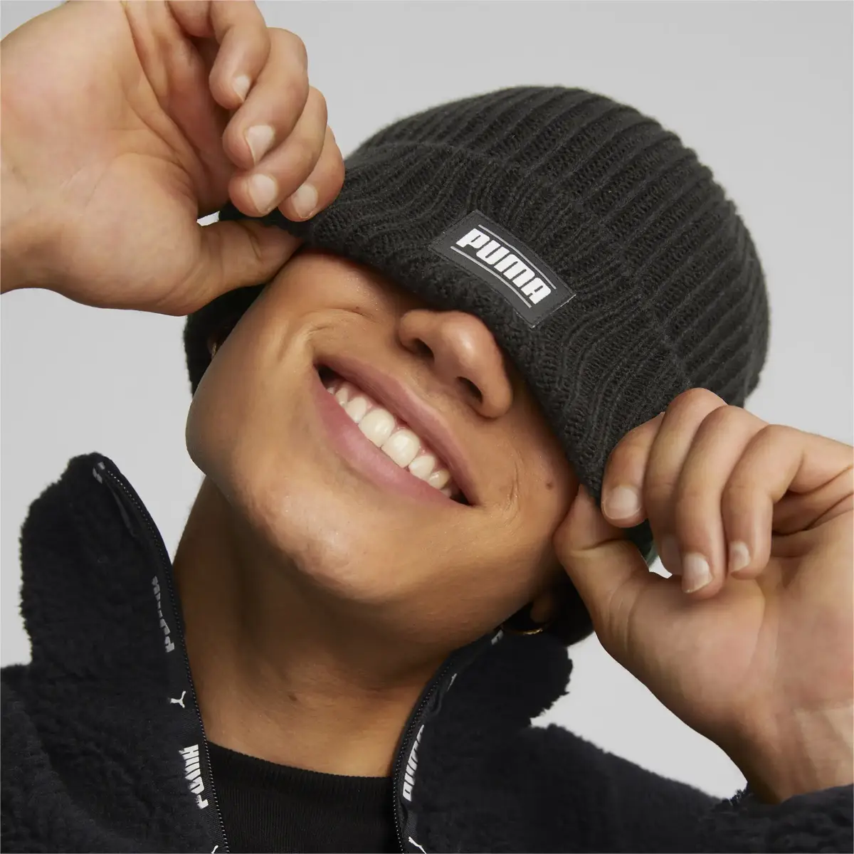 Puma Ribbed Classic Cuff Beanie Siyah Unisex Bere