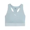 Puma 4KEEPS ELASTIC BRA - P Açık Mavi Kadın Spor Sütyeni/Bra
