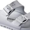 Birkenstock ARIZONA EVA METALLIC Gri Kadın Çift Bantlı Terlik